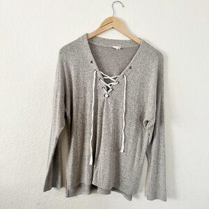 Caution to the Wind long sleeve tunic top Size Large